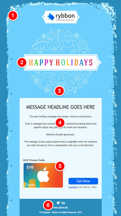 Holiday Email Design Infographic
