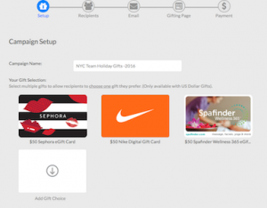 Select Gifts for Recipients