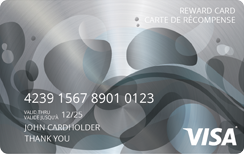  Virtual Visa Prepaid Card CAD